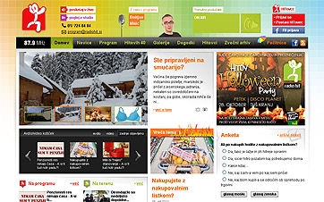 spletna stran Radio Hit