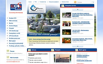 spletna stran CCS
