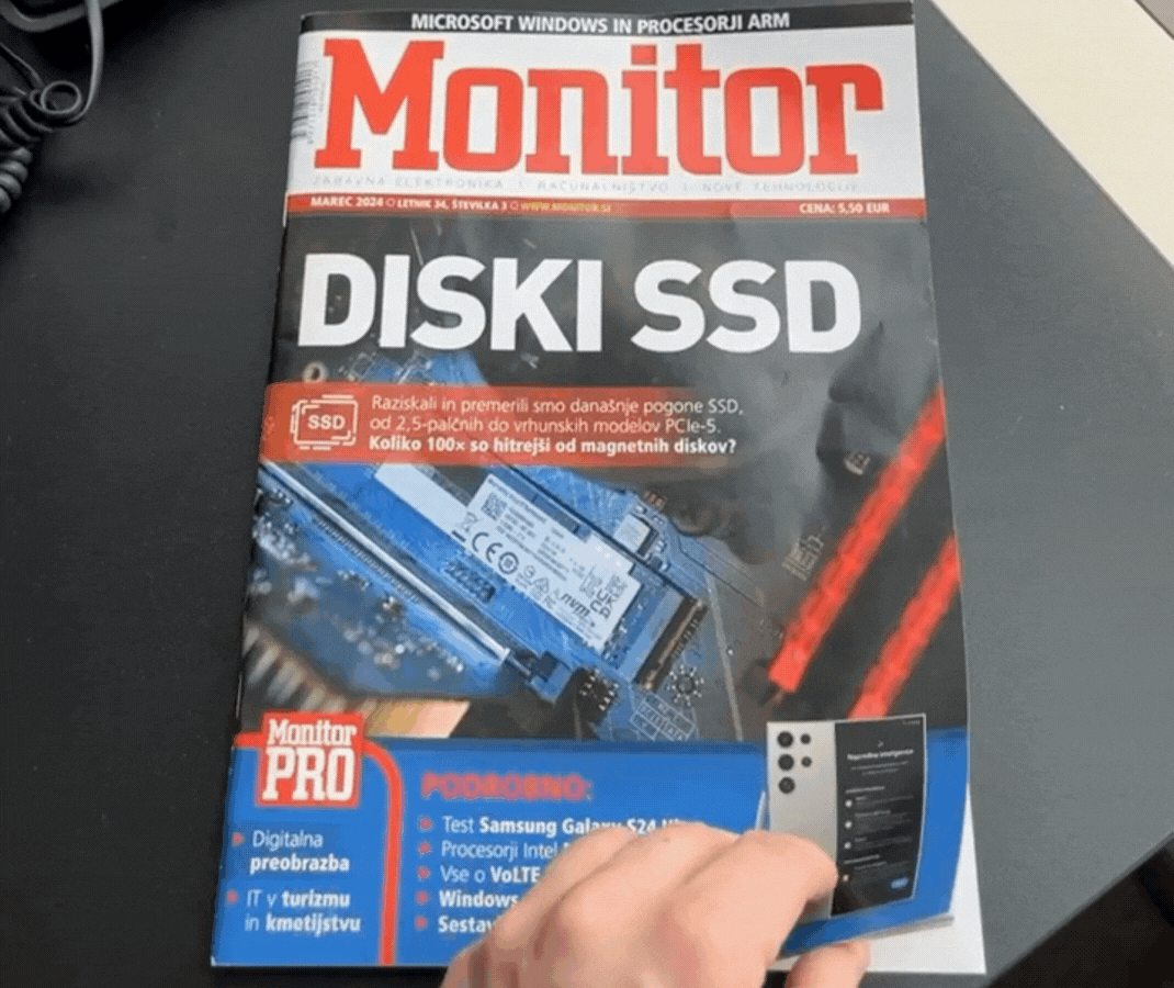 revija Monitor in članek vodje projektov Mojce Furlan Rejc iz podjetja noviSplet