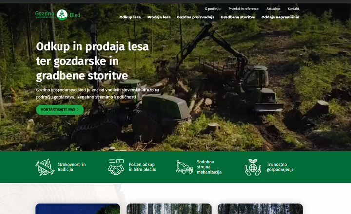 Gozdno gospodarstvo Bled